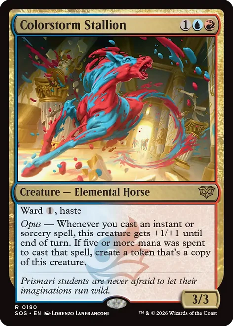 Colorstorm Stallion (Foil) | Secrets of Strixhaven、Magic: The Gathering、kayou