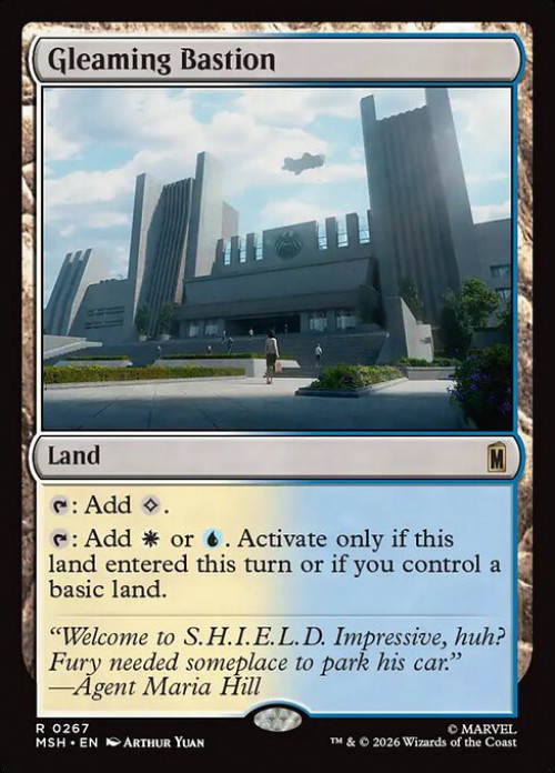 MtG Marvel Super Heroes Rare Gleaming Bastion #267、ToyWiz、kayou