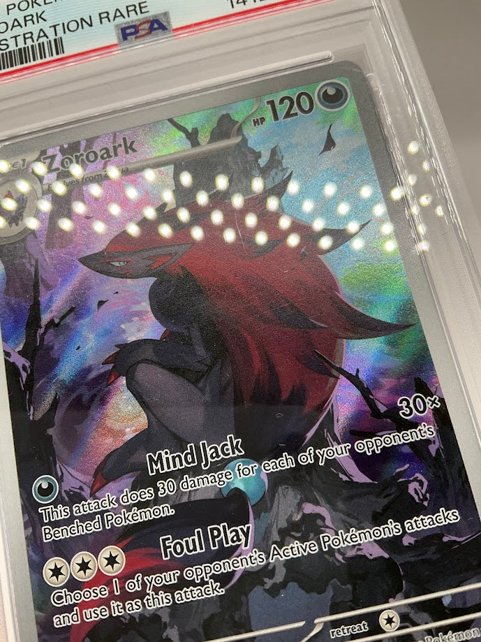 Zoroark Pokemon White Flare Illustration Rare #143 PSA 9、Collector Store LLC Gaming、kayou