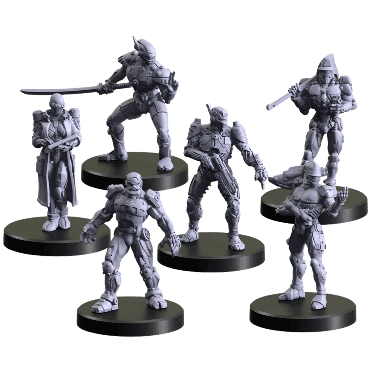 Cyberpunk RED: Combat Zone - Metal Militia - Universal Full Body Conversions Set 2、MONSTER FIGHT CLUB、kayou