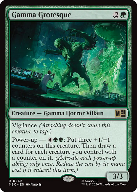Gamma Grotesque (Foil) | Marvel Super Heroes Commander、Magic: The Gathering、kayou