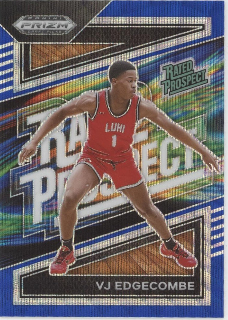 VJ Edgecombe 2024 Prizm Draft Picks Rated Prospect Blue Wave Prizm 165/249 #1、Collector Store LLC、kayou