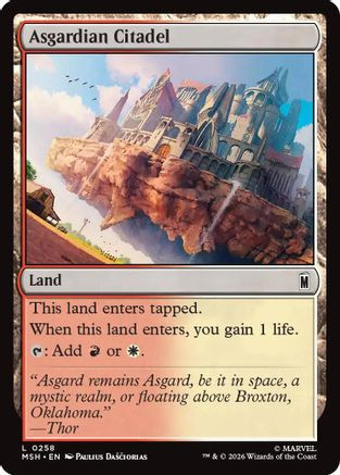Asgardian Citadel (MSH-258) - Marvel Super Heroes Foil、Wizards of the Coast、kayou