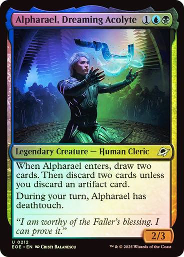 Alpharael, Dreaming Acolyte、Magic: The Gathering、kayou
