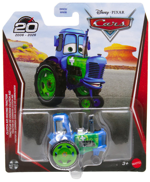 Disney / Pixar Cars 20th Anniversary Metal Clutch Aid Racing Tractor Diecast Car、ToyWiz、kayou