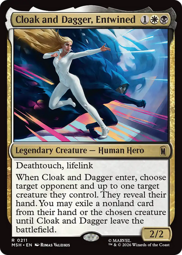 Cloak and Dagger, Entwined (Foil) | Marvel Super Heroes、Magic: The Gathering、kayou
