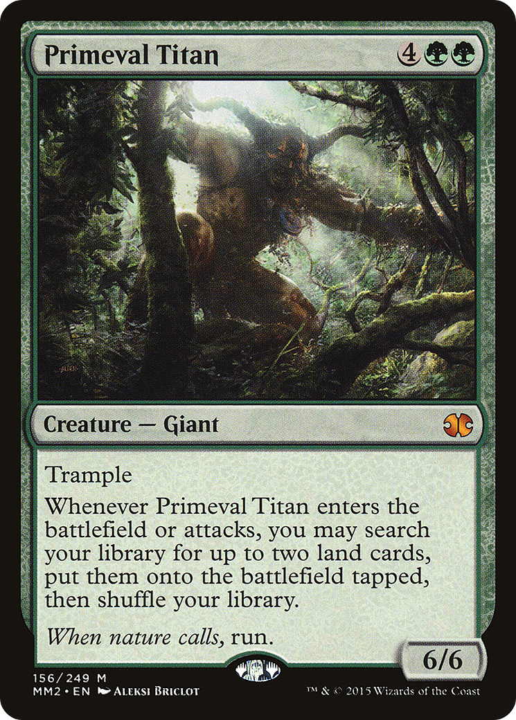 Primeval Titan (MM2-156) - Modern Masters 2015 (LP)、Wizards of the Coast、kayou