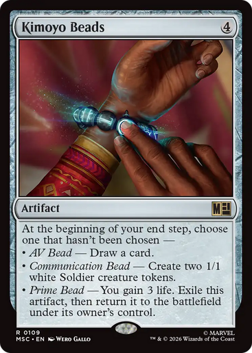Kimoyo Beads (Surge Foil) | Marvel Super Heroes Commander、Magic: The Gathering、kayou