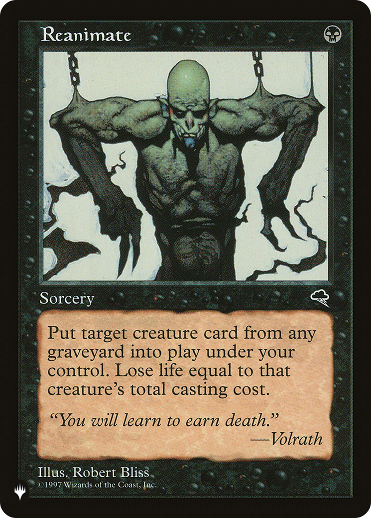 Reanimate (LIST-) - The List、Wizards of the Coast、kayou