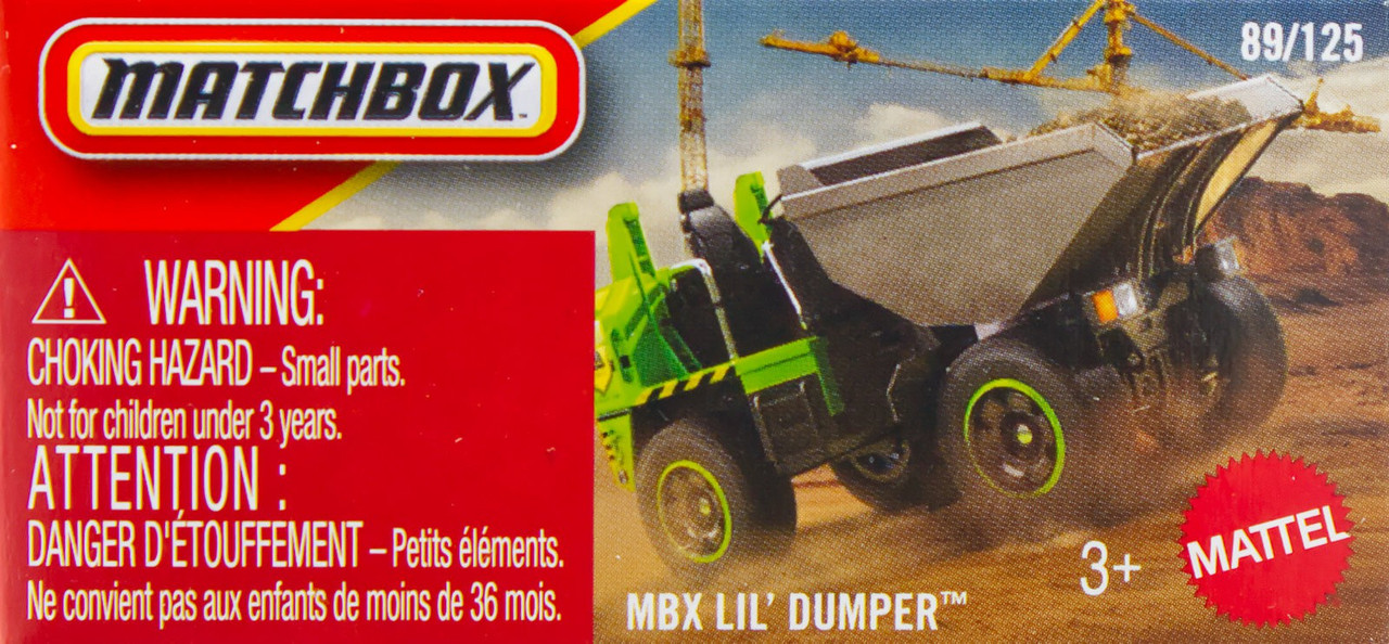Matchbox MBX Lil' Dumper Diecast Car Green、ToyWiz、kayou
