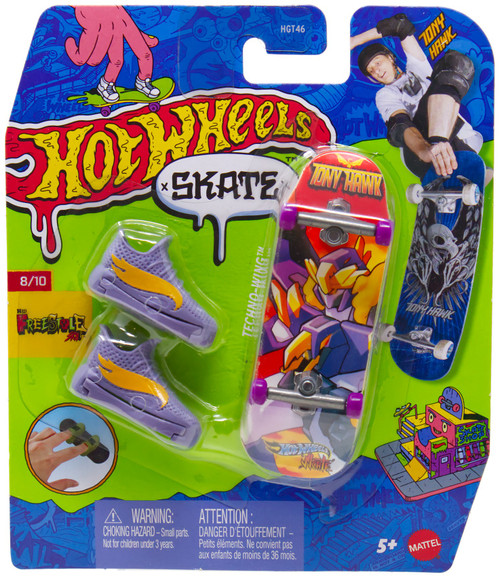 Hot Wheels Skate HW Freestyle Sk8 Techno-Wing Mini Skateboard、ToyWiz、kayou