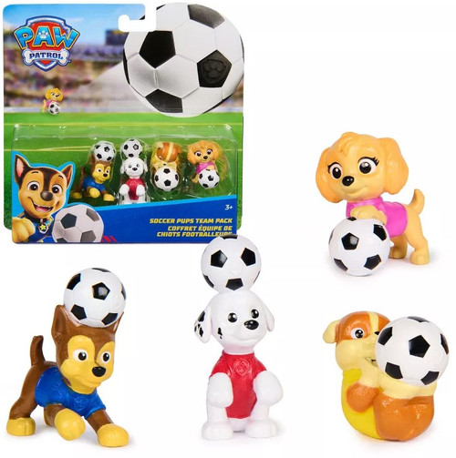 Paw Patrol Soccer Pups Team Pack Exclusive Figure Set、ToyWiz、kayou