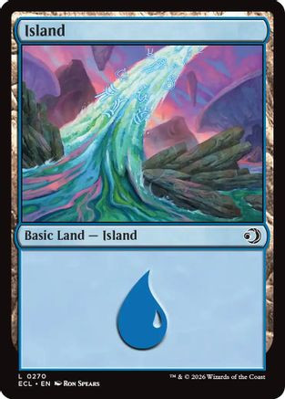 Island (0270) (ECL-270) - Lorwyn Eclipsed、Wizards of the Coast、kayou