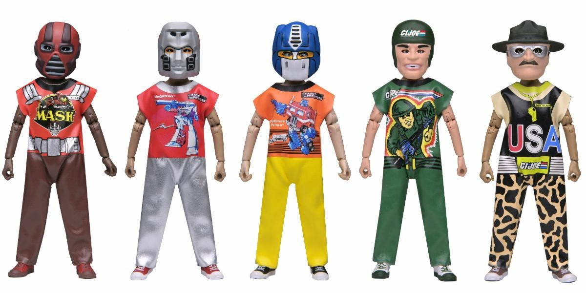 NECA Ben Cooper Costume Kids Series 15 Hasbro Grunt, Sgt. Slaughter, Matt Trakker, Optimus Prime & Megatron Set of 5 Action Figures (Pre-Order ships November)、ToyWiz、kayou