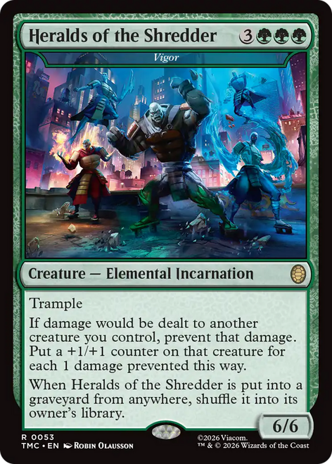 Vigor Heralds of the Shredder (Surge Foil) | Teenage Mutant Ninja Turtles Eternal、Magic: The Gathering、kayou