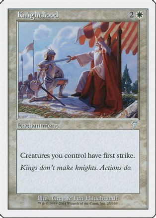 Knighthood (7ED-025) - 7th Edition Foil、Wizards of the Coast、kayou