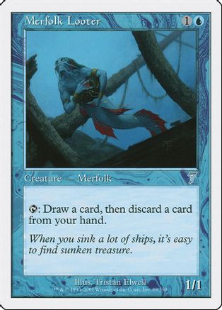 Merfolk Looter (7ED-089) - 7th Edition Foil、Wizards of the Coast、kayou