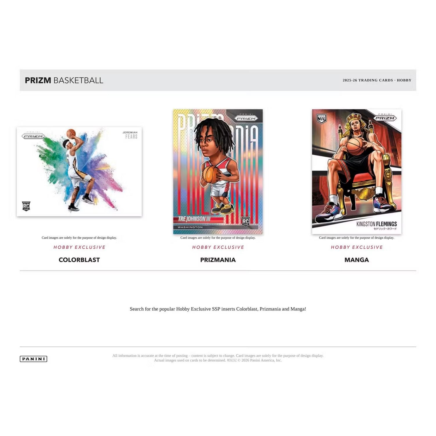 2025-26 Panini Prizm Basketball Hobby Box、Panini、kayou