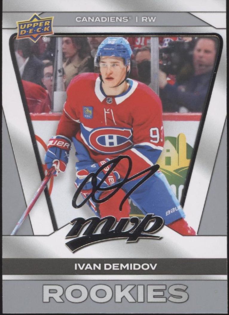 Ivan Demidov 2025-26 Upper Deck MVP Silver Script RC #233、Collector Store LLC、kayou