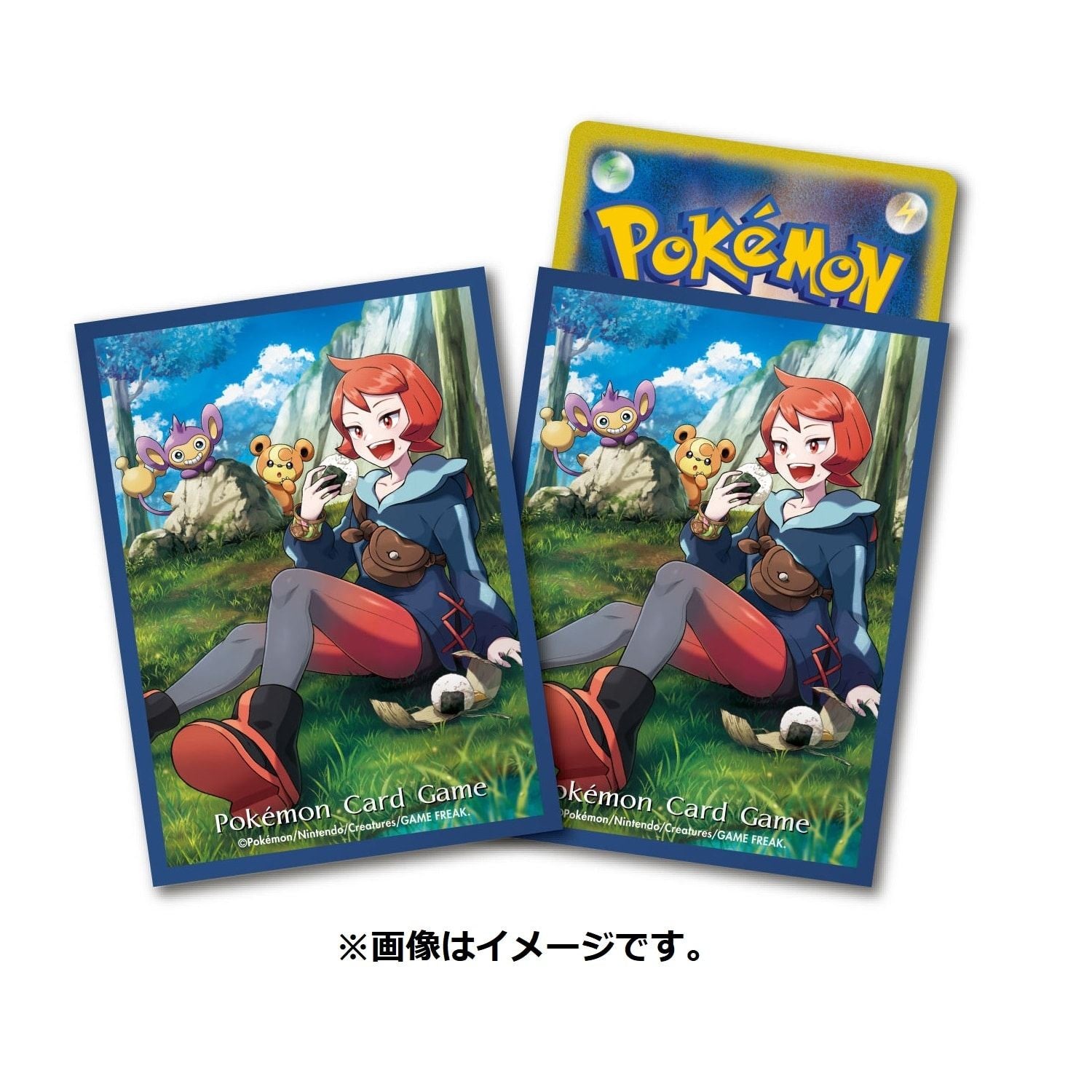 Pokemon: Arezu, Aipom & Teddiursa Sleeves (Japanese Pokemon Center Exclusive)、Pokemon、kayou