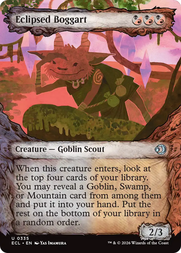 Eclipsed Boggart (Fable Frame) | Lorwyn Eclipsed、Magic: The Gathering、kayou