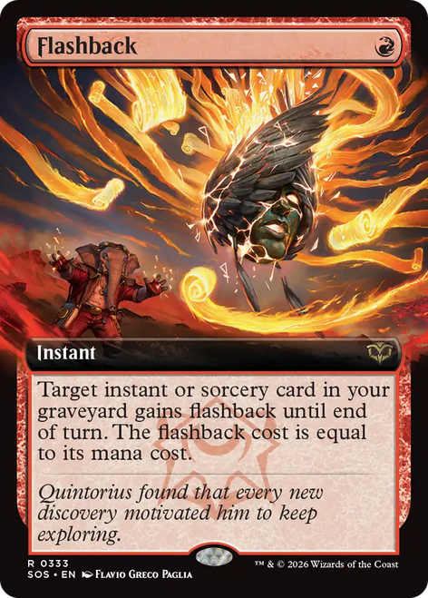Flashback (Extended Art Foil) | Secrets of Strixhaven、Magic: The Gathering、kayou