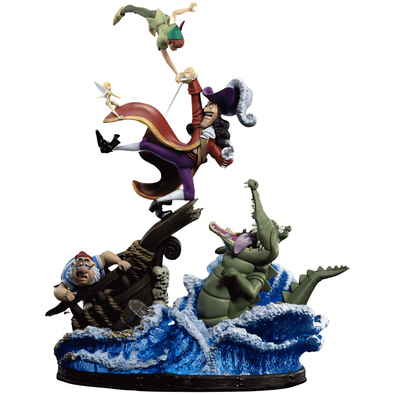 Disney Peter Pan: Peter Pan vs Hook DSNEY95223-10 - Deluxe Art Scale 1/10 Statue、Iron Studios、kayou