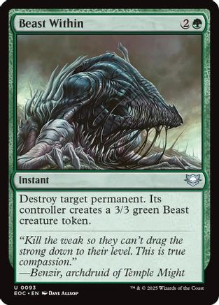 Beast Within (EOC-093) - Commander: Edge of Eternities、Wizards of the Coast、kayou