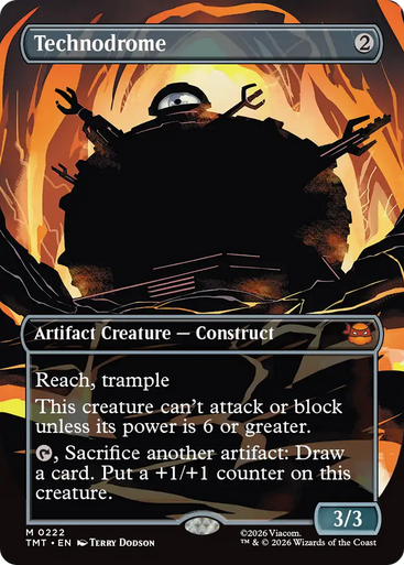 Technodrome (Borderless Silhouette) | Teenage Mutant Ninja Turtles、Magic: The Gathering、kayou
