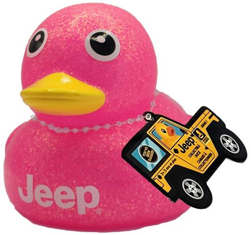 Jeep PINK GLITTER 7-Inch Collectible Duck、ToyWiz、kayou