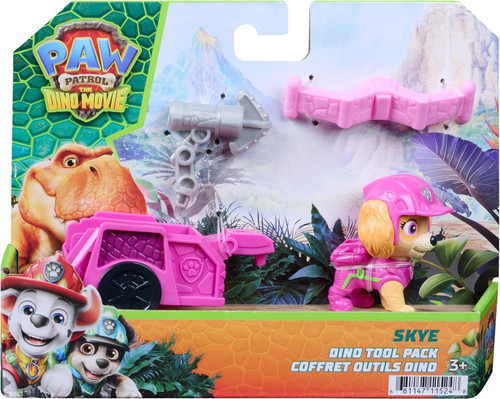 Paw Patrol The Dino Movie Skye Dino Tool Pack Figure Set、ToyWiz、kayou