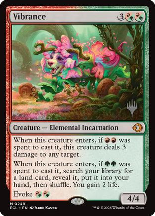 Vibrance (PPECL-249) - Promo Pack: Lorwyn Eclipsed Foil、Wizards of the Coast、kayou
