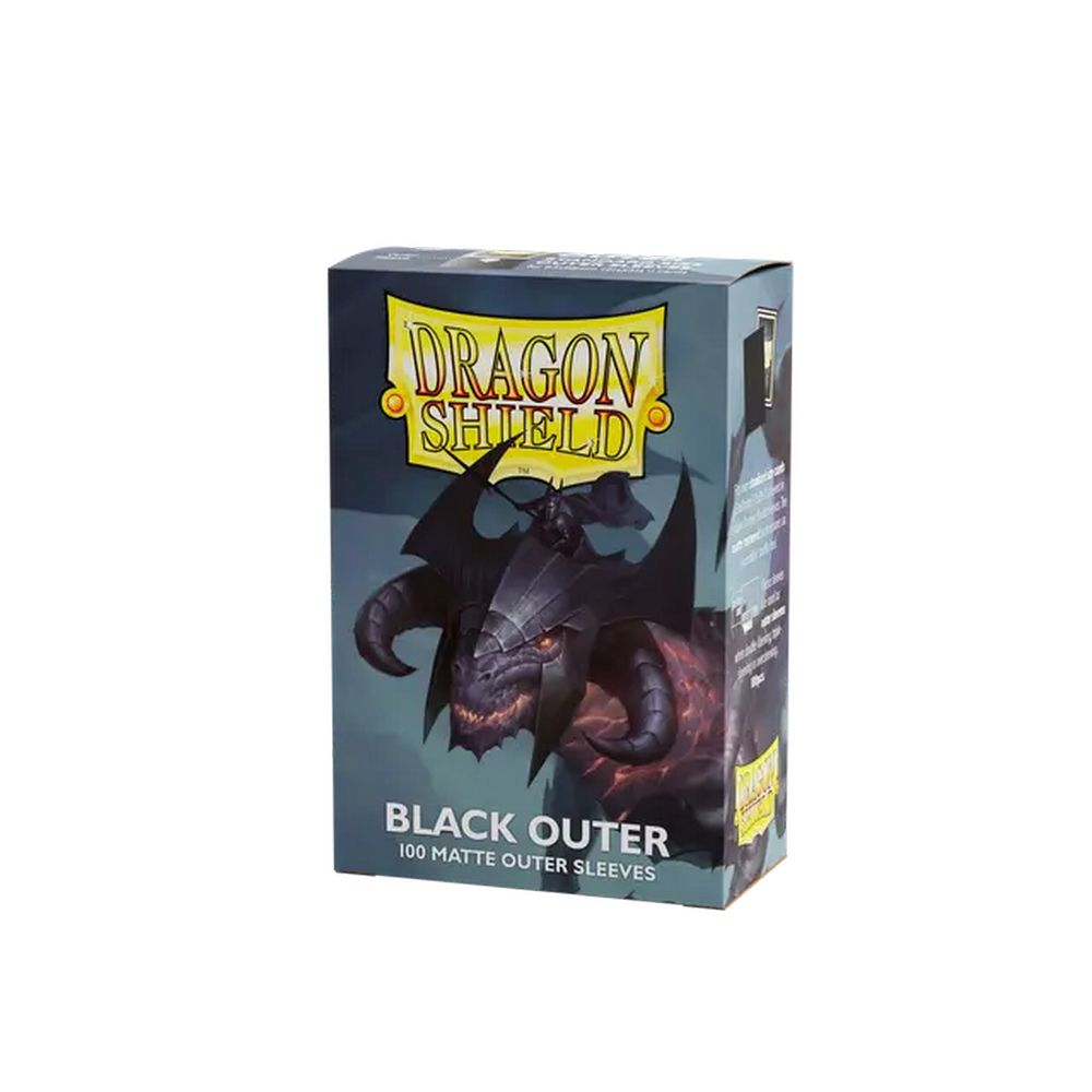 Dragon Shield: 100ct Standard Size Matte Black Outer Sleeves、Dragon Shield 100ct、kayou