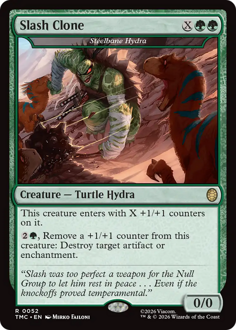 Steelbane Hydra Slash Clone (Surge Foil) | Teenage Mutant Ninja Turtles Eternal、Magic: The Gathering、kayou