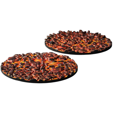 GamersGrass: Battle Ready Toppers - Molten Lava - Round 60mm (2ct)、GamersGrass、kayou