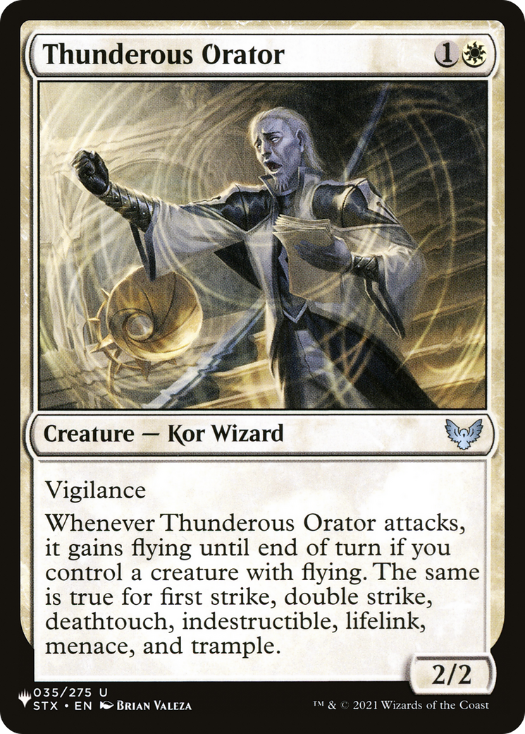 Thunderous Orator (LIST-035/275) - The List、Wizards of the Coast、kayou