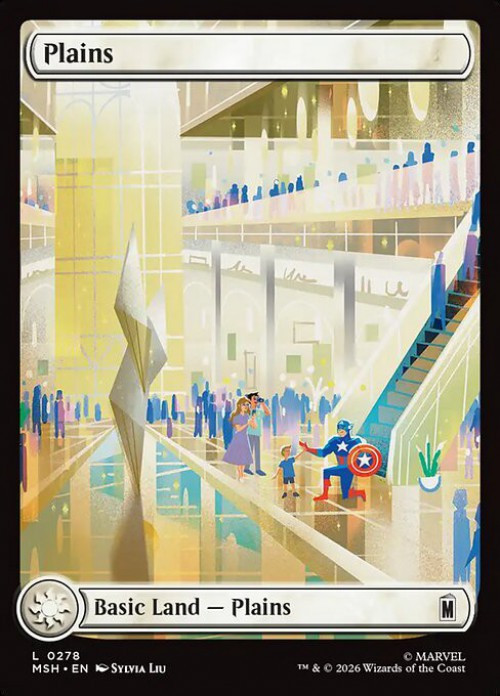 MtG Marvel Super Heroes Common Plains #278 City Calm FOIL、ToyWiz、kayou