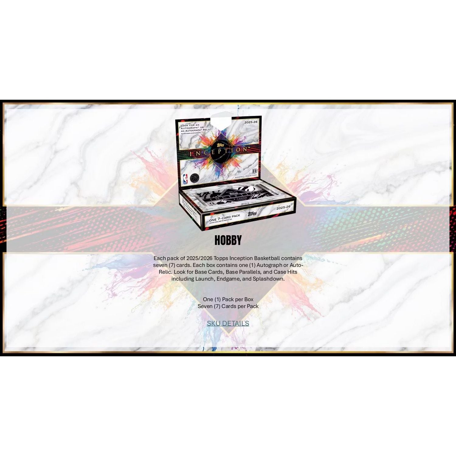 2025-26 Topps Inception Basketball Hobby Box、Topps、kayou