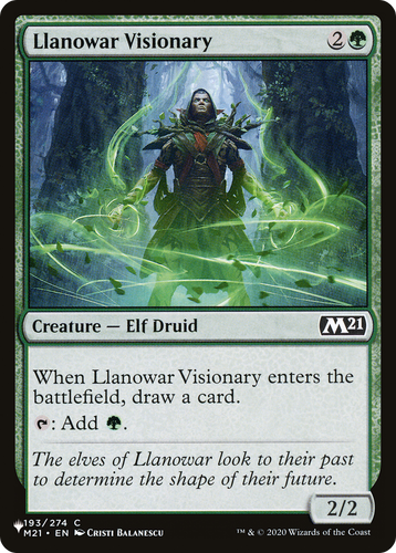 Llanowar Visionary (LIST-193/274) - The List、Wizards of the Coast、kayou