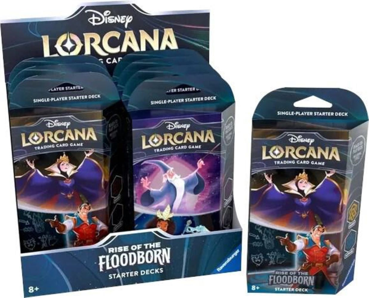 Disney Lorcana: Rise of the Floodborn Starter Deck Display 8 Decks、Lorcana、kayou