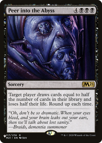 Peer into the Abyss (LIST-117/274) - The List、Wizards of the Coast、kayou