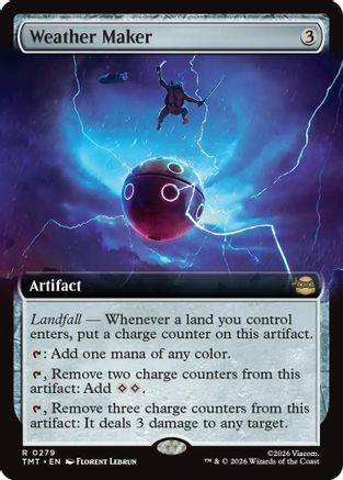 Weather Maker (Extended Art) (TMT-279) - Teenage Mutant Ninja Turtles Foil、Wizards of the Coast、kayou