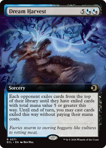 Dream Harvest (Extended Art) | Lorwyn Eclipsed、Magic: The Gathering、kayou