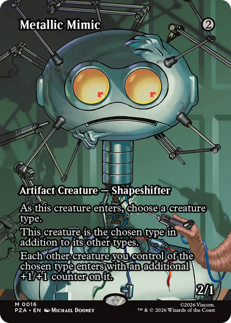 Metallic Mimic (Borderless Source Material Foil) | Teenage Mutant Ninja Turtles Source Material、Magic: The Gathering、kayou