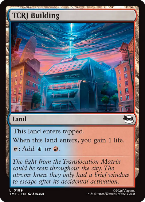 TCRI Building (Foil) | Teenage Mutant Ninja Turtles、Magic: The Gathering、kayou