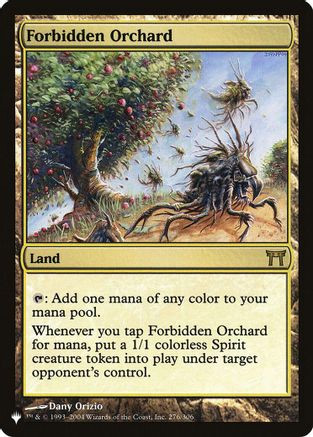 Forbidden Orchard (LIST-276/306) - The List Reprints、Wizards of the Coast、kayou