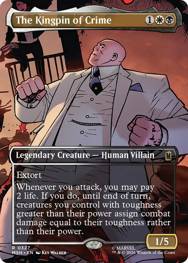 The Kingpin of Crime (Borderless Scene) | Marvel Super Heroes、Magic: The Gathering、kayou