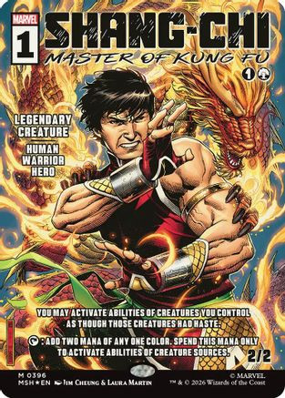 Shang-Chi, Master of Kung Fu (Showcase) (0396) (MSH-396) - Marvel Super Heroes Foil、Wizards of the Coast、kayou