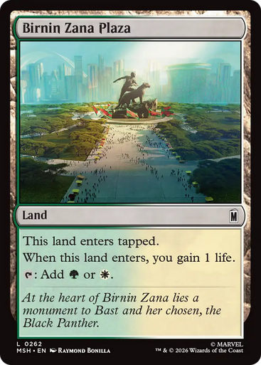 Birnin Zana Plaza (Foil) | Marvel Super Heroes、Magic: The Gathering、kayou