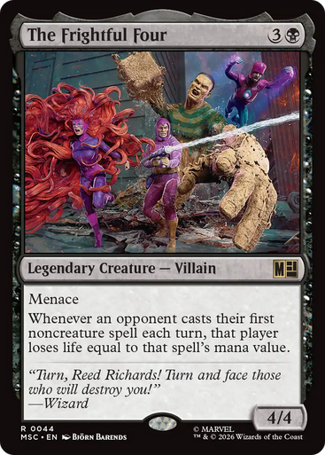 The Frightful Four (Surge Foil) | Marvel Super Heroes Commander、Magic: The Gathering、kayou